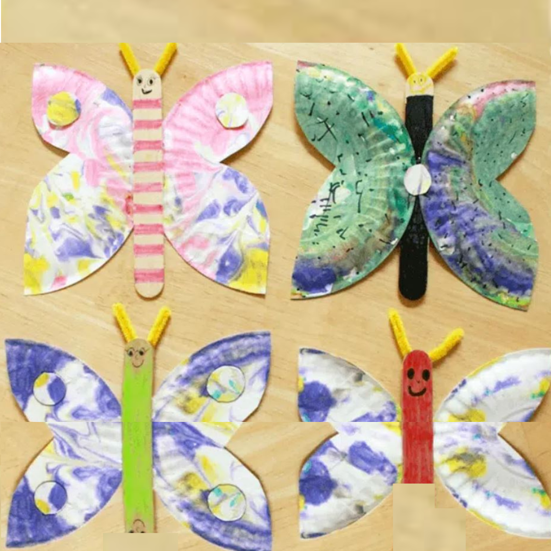 Sensory Craft: Paper Plate Butterflies | Cultivate BHE