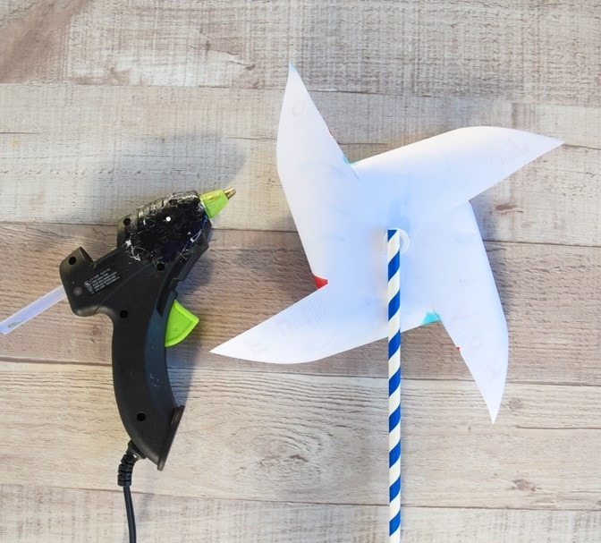 4th of july pinwheel - aba therapy sensory craft