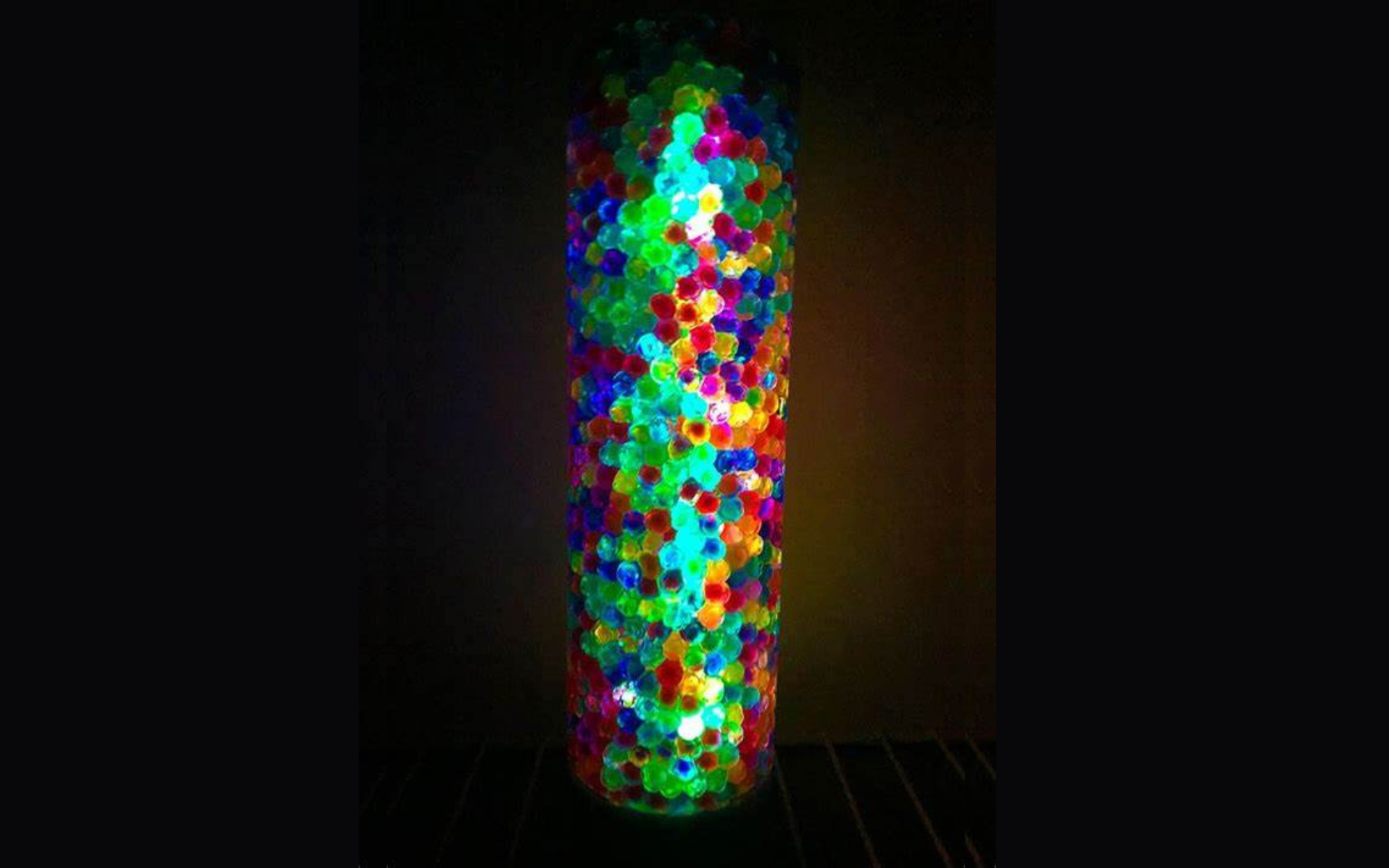 glowing sensory bottle for autism support