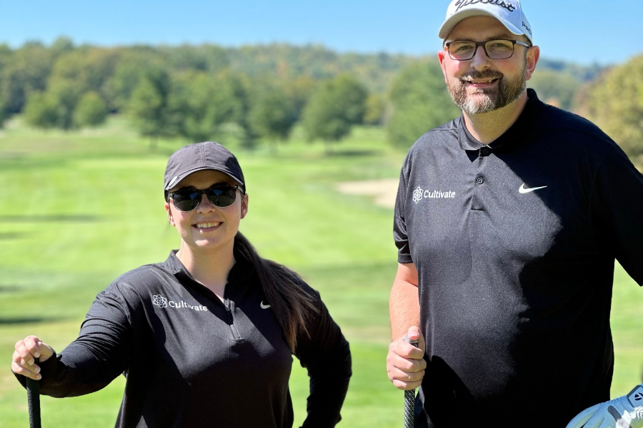 cultivate team at the autism open golf tournament