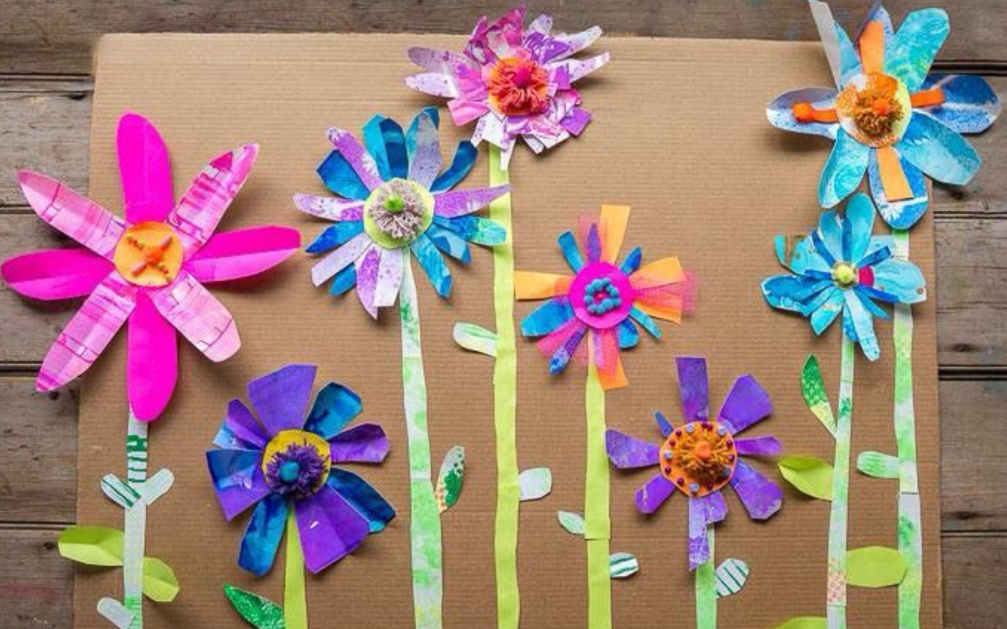 flower collage for aba therapy