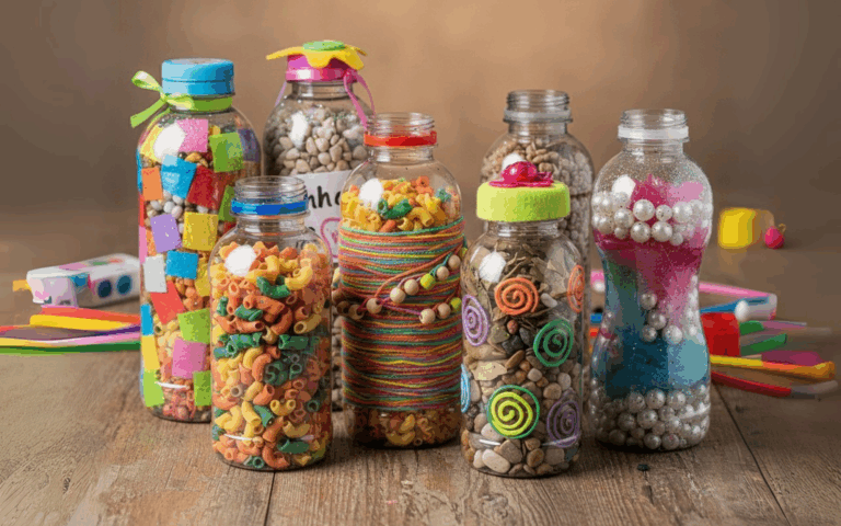 DIY Sensory Sound Bottles for autism support