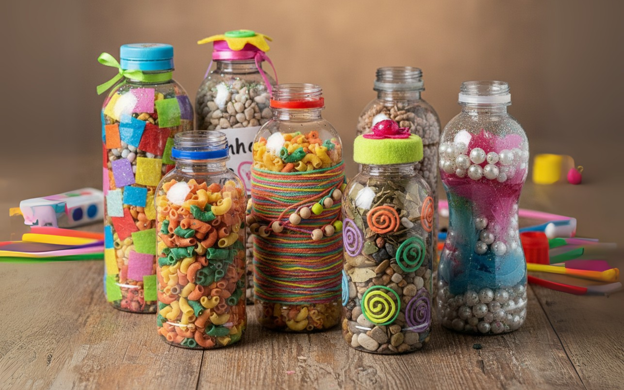 DIY Sensory Sound Bottles for autism support