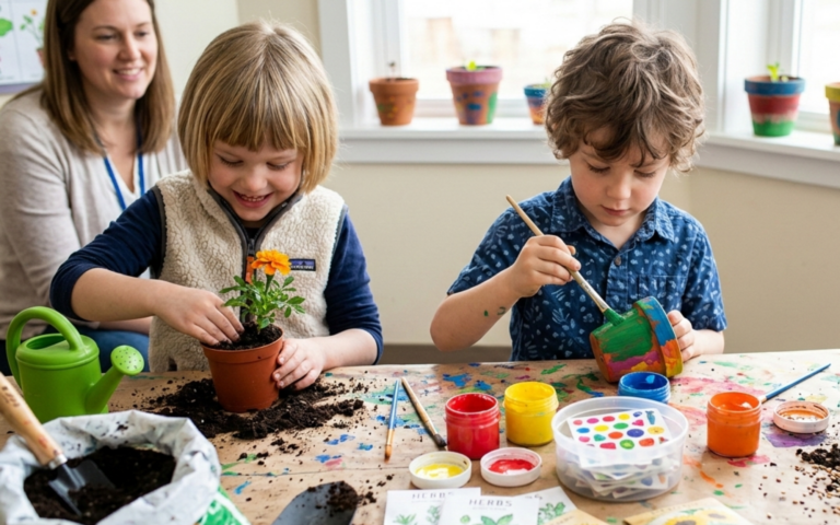 Seedling Pots: A Sensory Craft for Autism Support