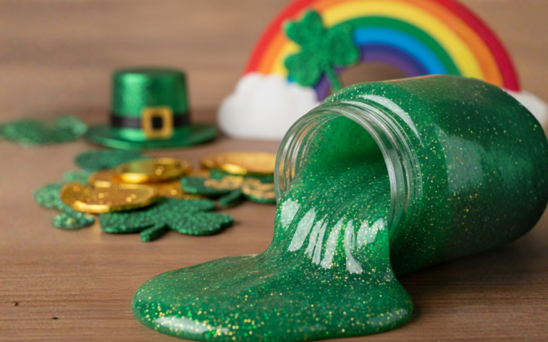 Shamrock Slime: A Festive Sensory Craft for Autism Support