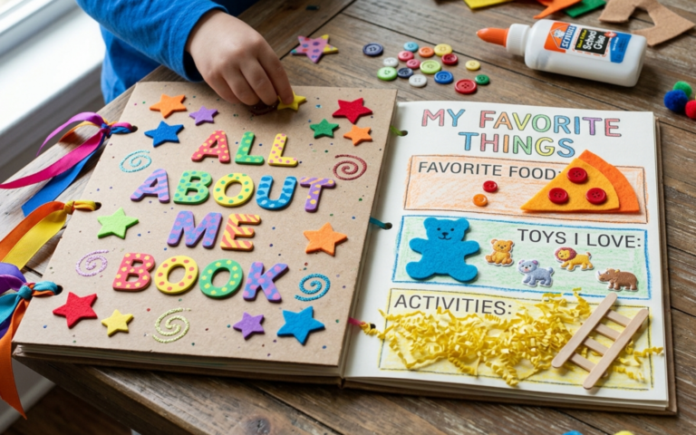 All About Me Book: A Back-2-School Craft for Autism Support