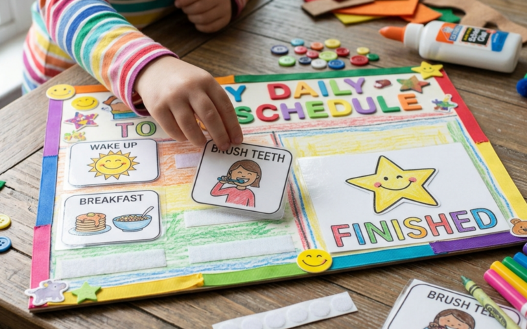 Visual Schedule: A Sensory Craft That Supports Independence for Children with Autism