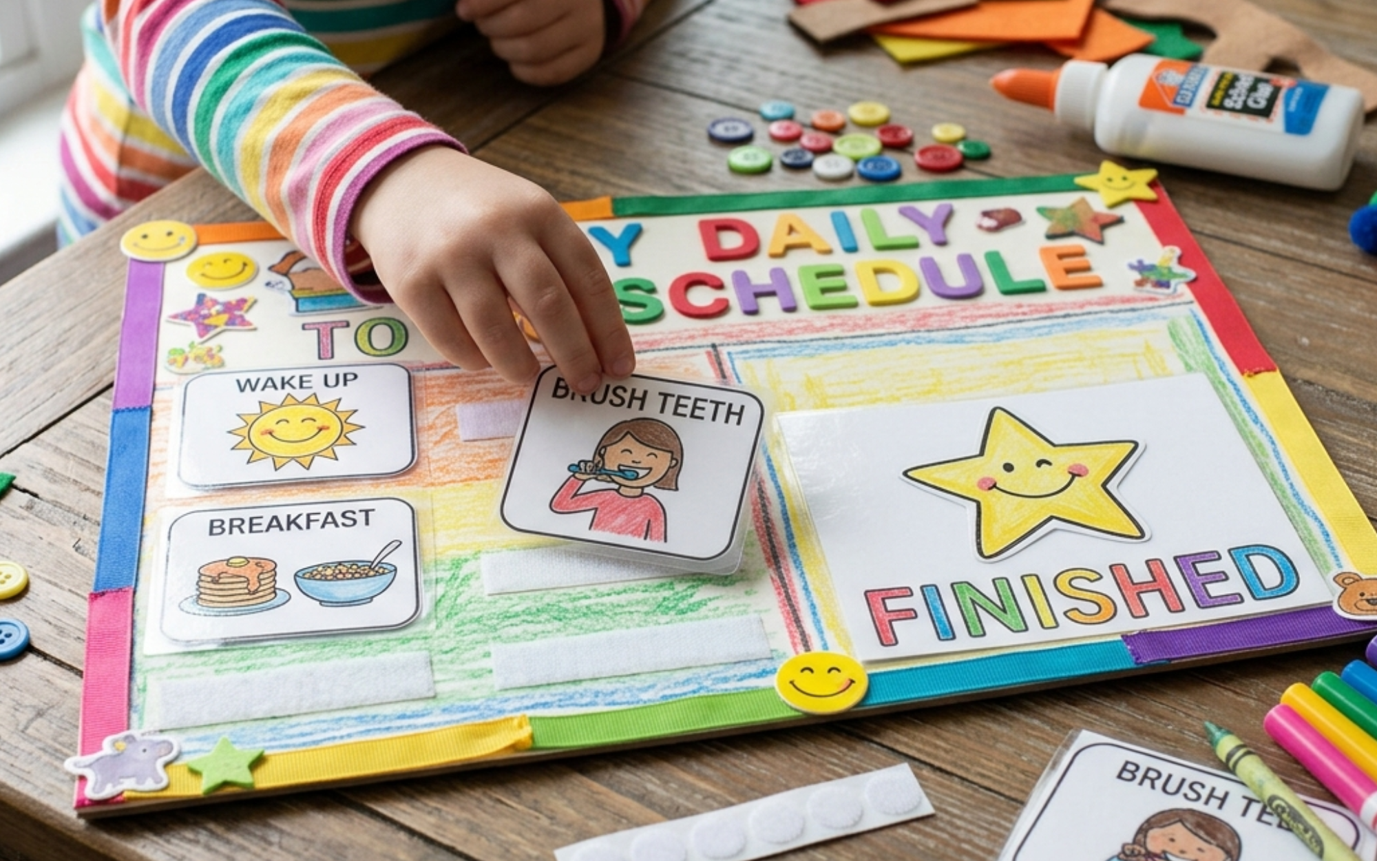 Visual Schedule: A Sensory Craft That Supports Independence for Children with Autism