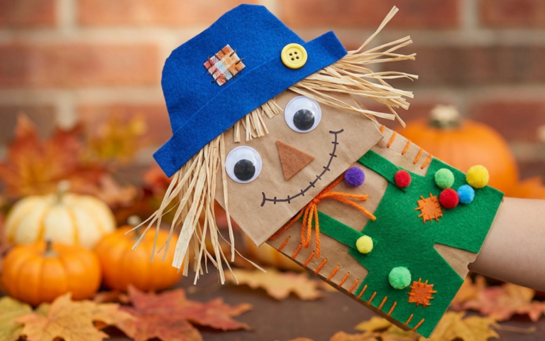 Paper Bag Scarecrow Puppets: A Fun Sensory Craft for Children With Autism